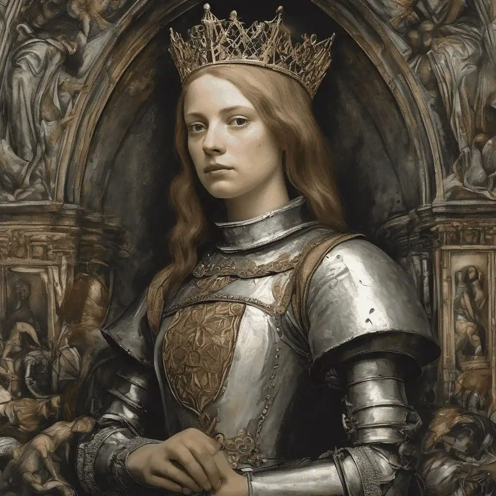 The Maid and the Queen: The Secret History of Joan of Arc by Nancy Goldstone